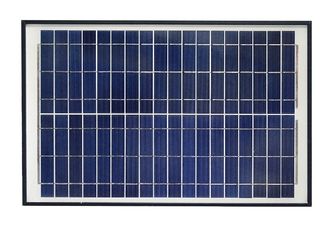 Голубая 12В панель солнечных батарей, поликристаллическая панель солнечных батарей кремния с аллигаторным зажимом