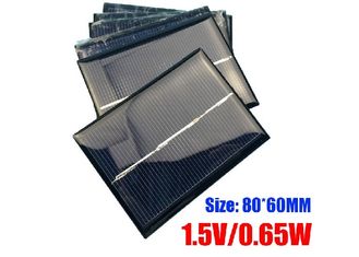 Панели солнечных батарей кремния размера 60 кс 80мм поликристаллические для портативного света сада