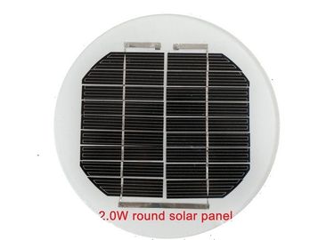 Чернота панель солнечных батарей 2 ватт круглая отсутствие заряжателя рамки для мини светофора