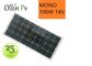 панель солнечных батарей 50в 100в 150в 12В/Монокрысталлине подогреватель гостиницы панели солнечных батарей