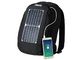 Портативный быстрый поручая солнечный пеший рюкзак с съемными панелями солнечных батарей