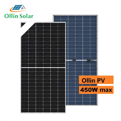 Панель 440W 450W 455W солнечной энергии модуля PV панели солнечных батарей полуячейки Monocrystalline