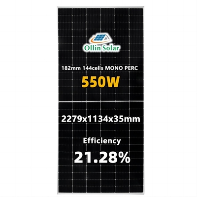Панель солнечных батарей домашней полуячейки Monocrystalline 182mm 10bb 545W 550W 560W