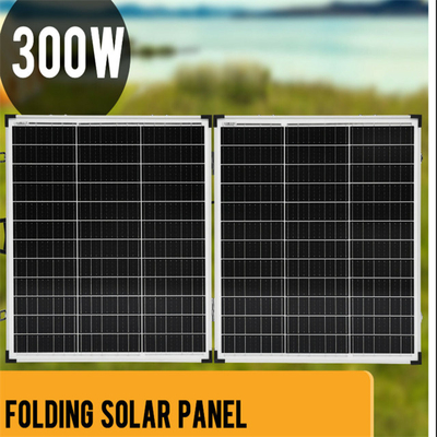 наборы складных стеклянных панелей солнечных батарей 250W 300W 400w располагаясь лагерем