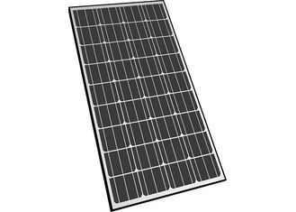 Черным рамка сплава Алунинюм цвета Монокрысталлине солнечным анодированная модулем