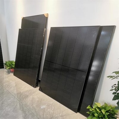 Купить ВСЕ черные моно панели солнечных батарей 550w 555w, 560w панели солнечных батарей полностью черные с черной рамкой, задний лист online manufacture