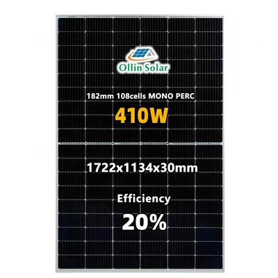 Купить Полностью черная Mono панель солнечных батарей Perc 9bb PV фотовольтайческая для домашней солнечной системы online manufacture