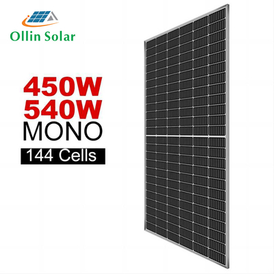 Купить панель солнечных батарей полуячейки 550W Mono анодировала панель солнечной энергии рамки алюминиевого сплава online manufacture