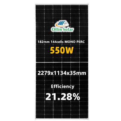 Купить водоустойчивая Monocrystalline панель солнечной энергии 36V 540W 545W 550W online manufacture
