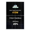 Полностью черная Mono панель солнечных батарей Perc 9bb PV фотовольтайческая для домашней солнечной системы