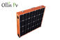 Оранжевый цвет складывая портативные панели солнечных батарей для располагаясь лагерем легкой установки