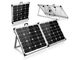 Рамка и нога черных портативных панелей солнечных батарей чемодана сверхмощная алюминиевая