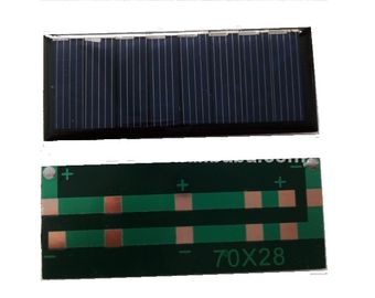 Поликристаллическая панель солнечных батарей 2v 0.6w эпоксидной смолы OEM батареи Diy доски кремния